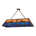 thumbnail image 7 of Meyda 145695 48 in. Moose At Lake Oblong Pendant, Antique Copper & Oa Blue & Green, 7 of 7