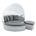 thumbnail image 2 of Modway Scottsdale Canopy Sunbrella® Outdoor Patio Daybed in Light Gray Gray, 2 of 9