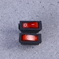 thumbnail image 2 of FRCOLOR switch control Black Rocker Switch with LED Light for Light Use Dust Resistant and Water Splash Proof Easy to,1.18"X1.18"X0.51", 2 of 4