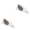 thumbnail image 3 of Sonducket Diademas de ganchillo Patrón de hojas con diamantes de imitación Elástico ajustable Cálido Chunky Universal Accesorios para el Type1 NO1, 3 of 6