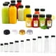thumbnail image 2 of 10 botellas de plástico transparente vacías y portátiles de 60 ml a 500 ml para jugo, botellas de agua reutilizables, recipientes para jugos, batidos y leche con embudo, 2 of 5