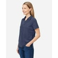 thumbnail image 2 of CORE365 CE112W Women's Fusion ChromaSoft™ Pique Polo-Classic Navy Heather-3XL, 2 of 6