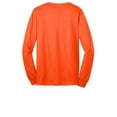thumbnail image 7 of Port & Company Tall Long Sleeve Core Blend Tee - PC55LST Safety Orange | 5.5 Oz Size - XLT | Buy from PORT & COMPANY, 7 of 7