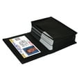thumbnail image 6 of Black Genuine Leather ID 18 Credit Cards Holder Business Cards Pocket Men's Wallet, 6 of 8