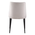thumbnail image 4 of Moe's Home Collection Chaises de Salle à Manger Lula, Avoine & Blanc (Ensemble de 2), 4 of 5