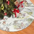 thumbnail image 2 of Falda para árbol de Navidad de Winnie The Pooh, suave y divertida, decoración navideña de granja con cuello para árbol de Navidad de 48", 2 of 4