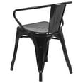 thumbnail image 4 of Bowery Hill Metal Dining Arm Chair in Black, 4 of 4