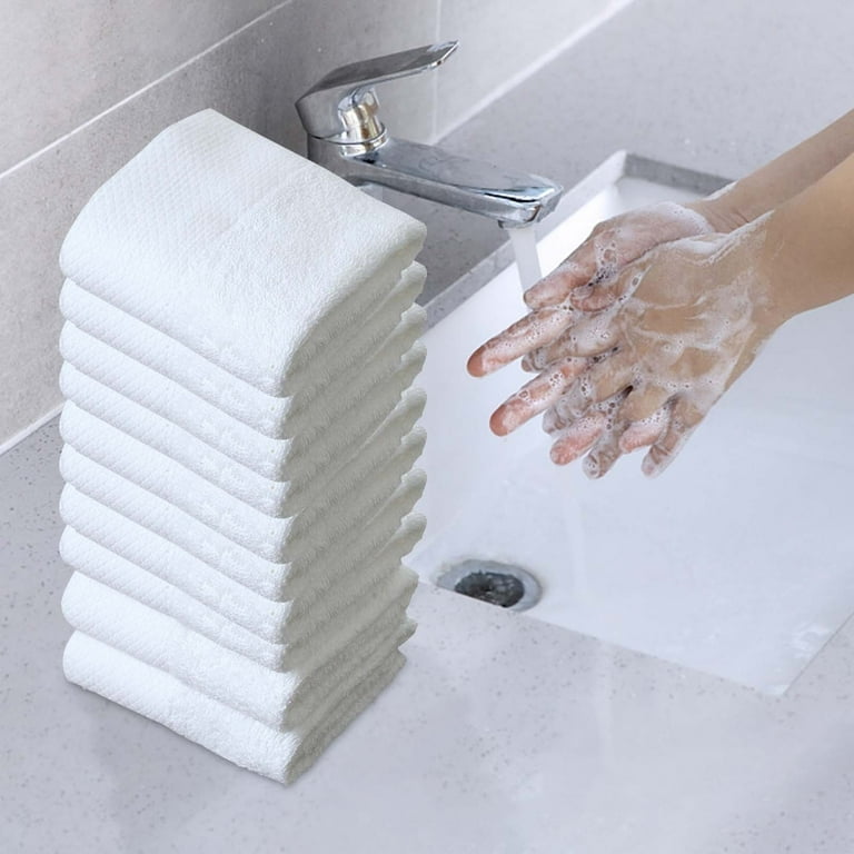 Black and Friday Deals Cotton White Towel, Hand Towel, Small Towel,  Disposable Cloth