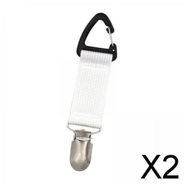 2X Clip para Sombrero Gratis Clip para Sombrero de de para Bolso Equipaje Al Aire Libre 2 piezas
