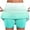 Mint Green, variant on KIHOUT Summer Shorts Skirts for Women Gradient Mid-waist Sports Skirts Swimsuit Bottom, Size S-4XL