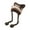 coffee, variant on Oversized Kitten Hat with Ear Lovely Bowknot Skiing Hat Furry Ear Cartoon Photo Props Outdoor Head Wrap for Halloween