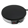 thumbnail image 1 of 11.8 Inch Electric Crepe Maker Machine, LED Indicators with Batter Spreader for Crafting Delicious Crepes Pancakes, 1 of 7