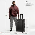 thumbnail image 3 of InUSA Vasty 28" Lightweight Hardside Spinner Luggage, 3 of 11