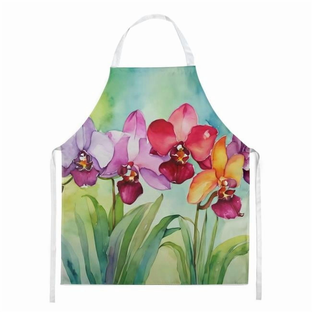 Hydrangeas in Watercolor Apron 27 in x 30 in