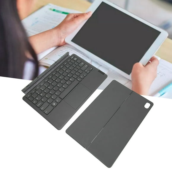Magnetic Keyboard, QWERTY Layout Black Sensitive Touchpad Multi Viewing Angle Wireless Keyboard with Holder for Work