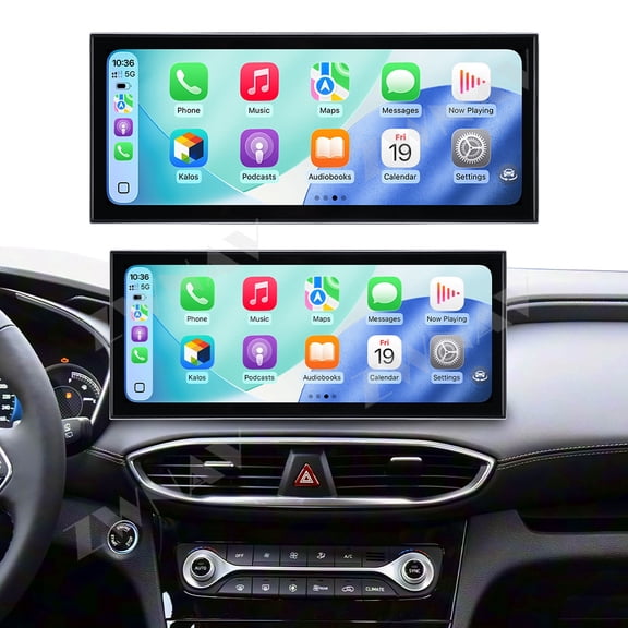 ZWNAV 15.8 inch Android 15 Car Radio For Hyundai Santa Fe 2019-2020 HD Multimedia Video Player Navigation GPS DVD 4G DSP Stereo Bluetooth