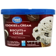Great Value Delectable Cookies And Cream Ice Cream