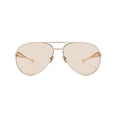 thumbnail image 2 of Lentes de sol laureles de moda estilo aviador grandes dorados para mujer, 2 of 6