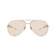 thumbnail image 2 of Lentes de sol laureles de moda estilo aviador grandes dorados para mujer, 2 of 6
