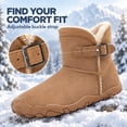 thumbnail image 6 of OYPGUE Barefoot Boots Women, Winter Snow Footwear Fur Lined Zero Drop, 6 of 6