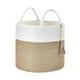 thumbnail image 5 of Cesta de almacenamiento tejida, organizador, decoración rústica, cesto para ropa sucia, cesto para mantas, ropa sucia para el hogar, 5 of 8