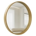 thumbnail image 7 of WallBeyond Large Round Bathroom Wood Mirror for Wall 32", Natural Wood, 7 of 7