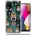 thumbnail image 1 of MUNDAZE Motorola Moto G Stylus 5G Cute Valentine Pink Love Hearts Fries Before Guys Double Layer Phone Case Cover, 1 of 3