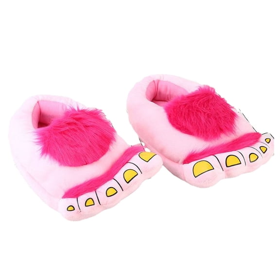 Pantuflas Hobbits Qarigey Monster Adventure Suaves y Transpirables Rosa Tamaño Libre