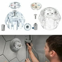 HIBIBUD Shower Knob Replacement Tub Faucet Handle Kit Single Handle Shower Knob