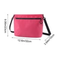thumbnail image 3 of UNLLLL Waterproof Zipper Storage Crossbody Bag, Portable PVC Beach Toiletry Organizer, Travel Dry Shoulder Bag, for Swimming Diving Outdoor Adventure Use (Red), 3 of 7