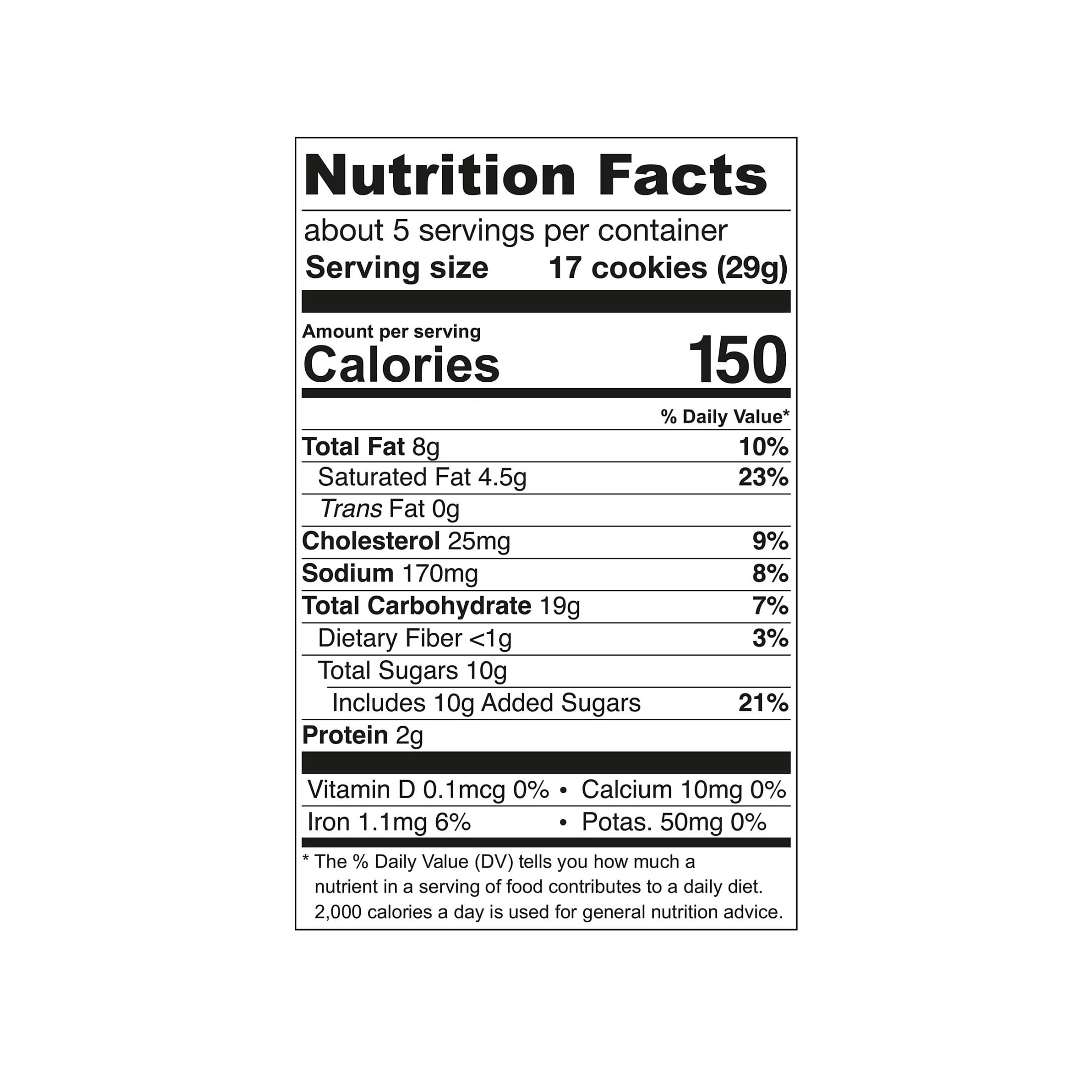 (2 pack) Tate's Bake Shop Tiny Chocolate Chip Cookies, 5.5 oz