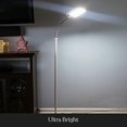 thumbnail image 4 of Brightech Litespan Slim - Super Bright LED Lamp for Reading & Crafts - Dimmable Lash Light with 3 Light Colors Incl. Natural Daylight - Adjustable Gooseneck Pole Lamp for Offices - Black, 4 of 4