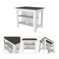 thumbnail image 4 of FM FURNITURE Caledon 2-Piece Modern Engineered Wood Kitchen Set in White/Oak, 4 of 18