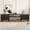 Black, variant on Demi Bonn Modern TV Stand for Up to 70'' TVs, Large Media Console with Storage & Open Shelves, Walnut