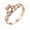 03. Rose Gold, variant on ChicSilver Sterling Silver Irish Claddagh Promise Fashion Ring for Women Unisex Size 8