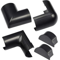 D-Line Black 2x1in Cord Cover Accessory Multipack