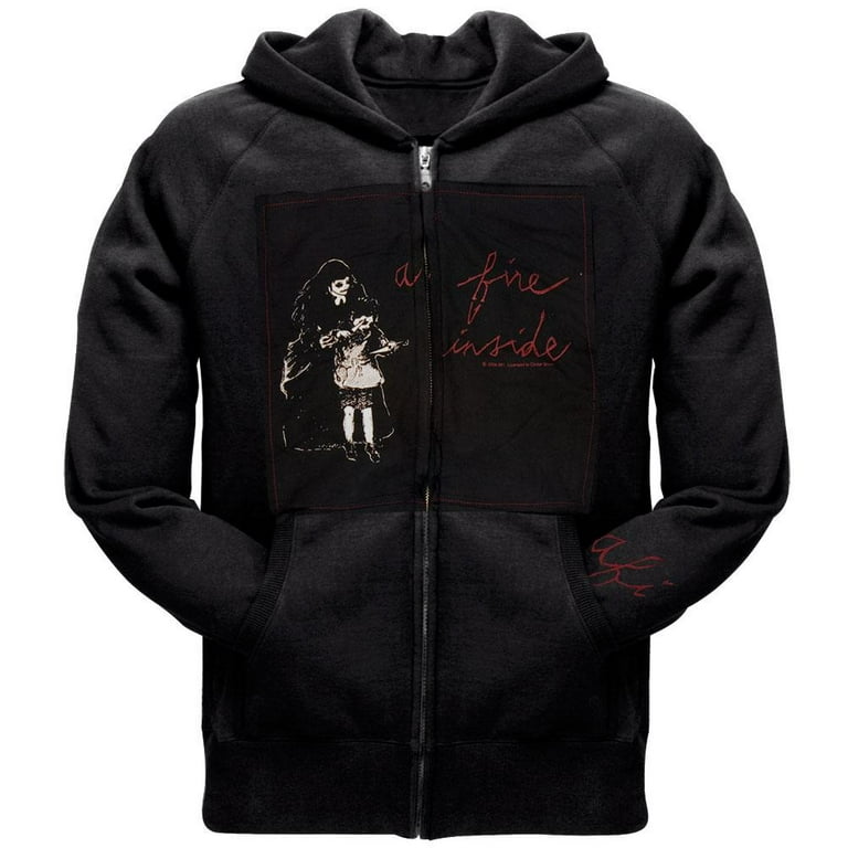 Black zip hotsell up hoodie walmart