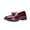 Red, variant on Quaouag Women's Loafers Slip On Oxford Shoes Flats Round Toe Dress Shoes