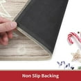 thumbnail image 4 of Christmas Doormat Xmas Holiday Decorative Christmas Tree Snowflake and Gift Pattern Welcome Mat for Home Decoration Non Slip Washable Door Mat, Red, 20x32 Inch Natural, 4 of 8