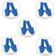thumbnail image 1 of Pares de tapones para los oídos para nadador, tapones para los oídos de silicona impermeables reutilizables, tapones para los oídos unisex para adultos, para piscina, mar, baño, deportes acuáticos, 1 of 5