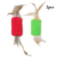 thumbnail image 2 of 2PCS Fake Feather Cat Toy Interactive Cat Ball Toy Cat Playing Toy for Christmas, 2 of 10