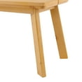 thumbnail image 5 of Alaterre Furniture Shelburne 73in. Dining Table 2-Piece Set, Natural, 5 of 13