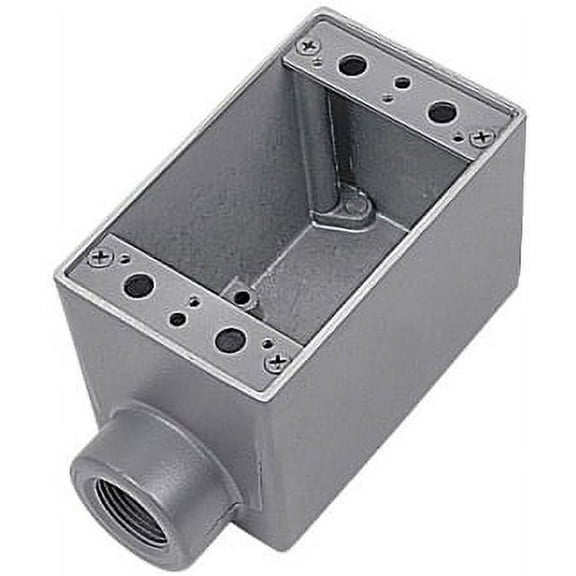 Red Dot ADFS-1, Weatherproof Device Box, 1/2 In,1G-Fd,Alum,D-End,1 Hole, 1 PC