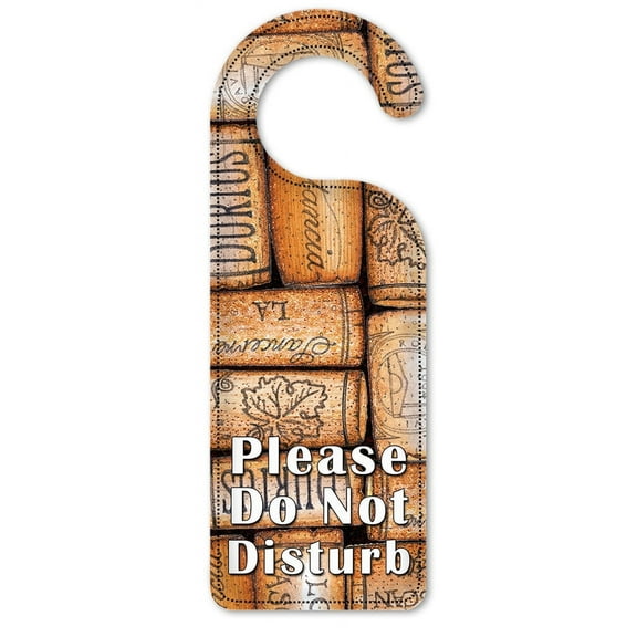 Do Not Disturb Door Knob Hanger Sign - Corks - Image by Dan Morris