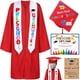 thumbnail image 4 of Conjunto de atuendo de seda y regalo conmemorativo para la graduación de jardín de infantes 2026: elegante atuendo para la ceremonia con recuerdo para celebrar el hito educativo de su hijo., 4 of 5
