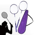 thumbnail image 6 of Baoblaze Badminton Rackets 1 Pair Badminton Racquets for Lawn Indoor Outdoor Practice Violet, 6 of 8