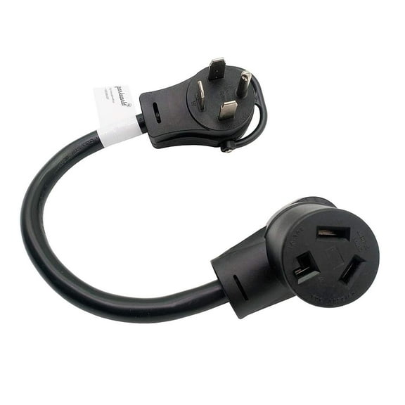 Parkworld 60769 Welder Adapter Cord Welding NEMA 14-60P to 10-30R Dryer 3 Prong Female, 30AMP, 1.5FT
