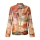 thumbnail image 5 of Pntutb Camisa abotonada Mujer Blusa de manga larga Blusa Estampado Tops Bussiness Casual Solapa Tops Liquidación Pntutb Pntutb-3751, 5 of 5