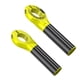 thumbnail image 4 of 2 topes de manillar de bicicleta de montaña de fibra de carbono, 22,2 mm (7/8") Amarillo fluorescente, 4 of 9