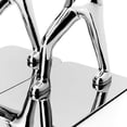 thumbnail image 4 of Adorno de decoración de mesa de sujetalibros de acero inoxidable - Sujetalibros humano plateado Ormromra MZQ-0248, 4 of 8